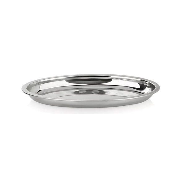 Bandeja de Inox 34cm Travessa Oval | para porções